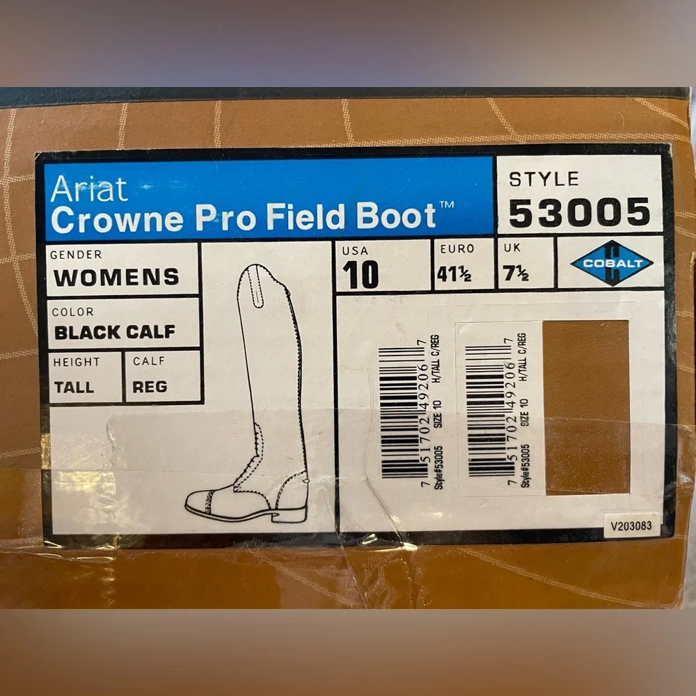 Ariat Women's Black Over the Knee Boots - Picture 2 of 9